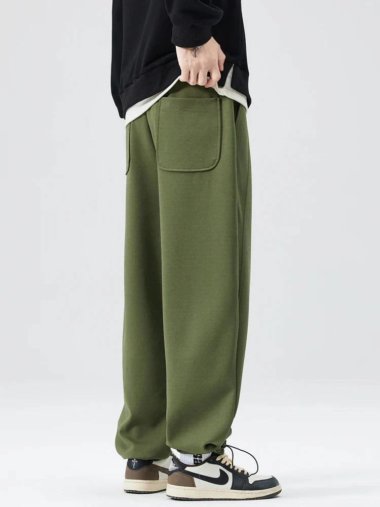 Nathaniel Modern Pleated Wide Leg Pants | Adjustable Hem Streetwear Trousers - Image 15
