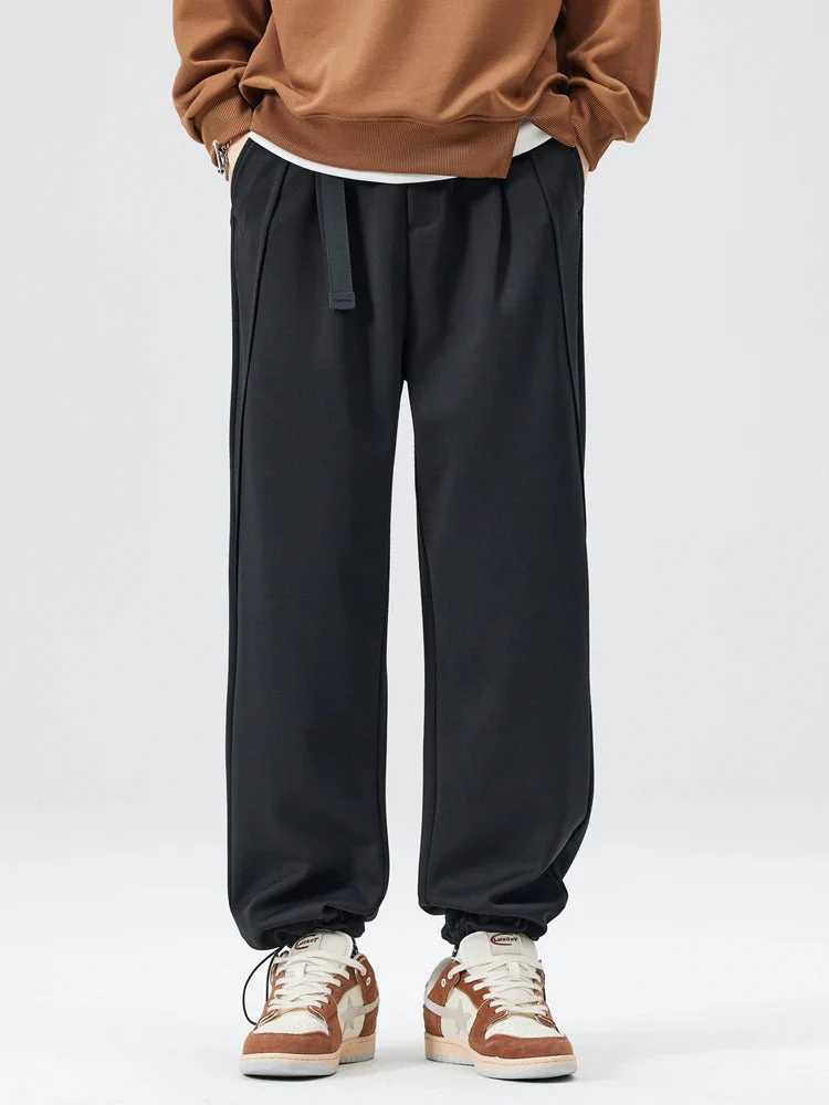 Nathaniel Modern Pleated Wide Leg Pants | Adjustable Hem Streetwear Trousers - Image 7