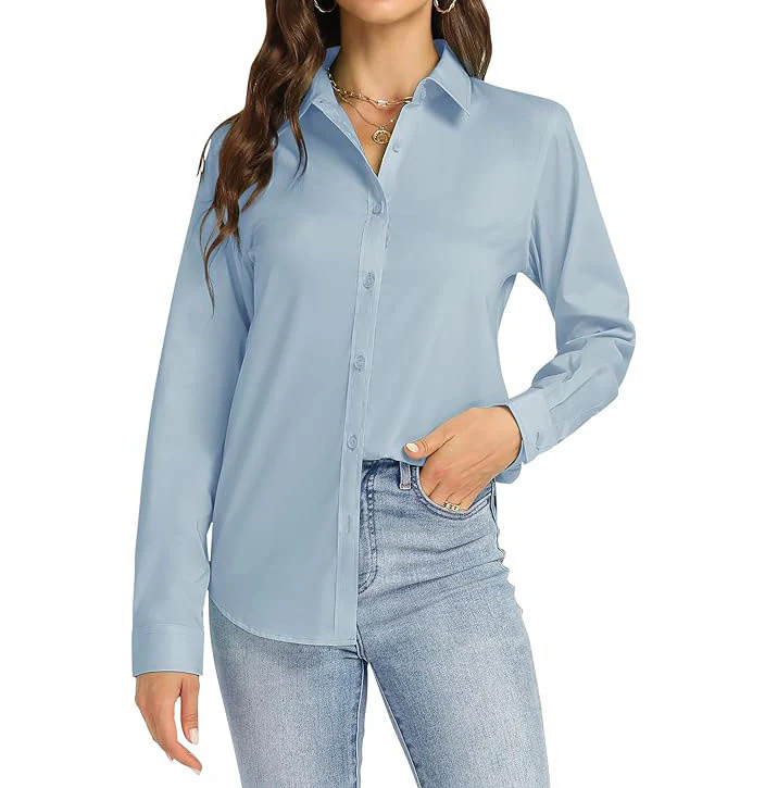 Aimee Blouse | Classic Button-Up Shirt for Women - Image 3