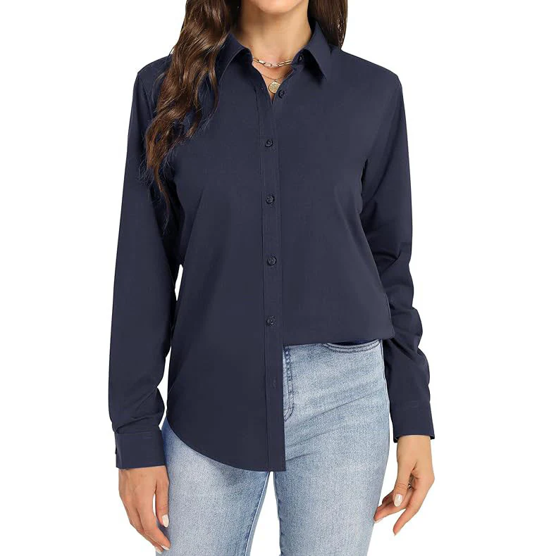 Aimee Blouse | Classic Button-Up Shirt for Women - Image 4