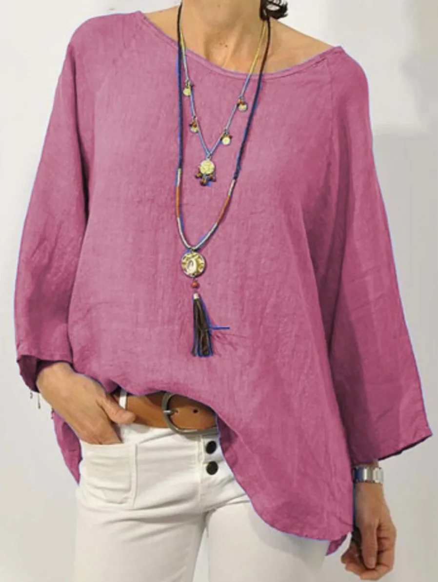 Albertina Blouse | Loose Fit Linen Blouse - Image 3
