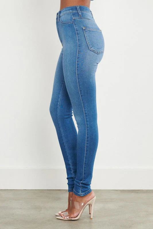 Amelia Jeans | Women's High-Waisted Skinny Jeans - Image 3