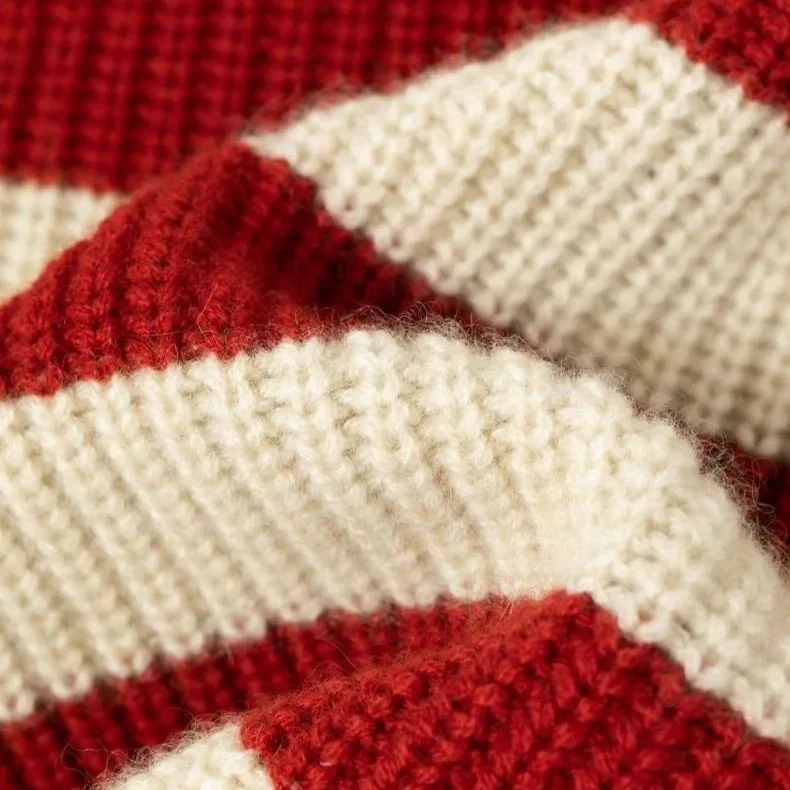 Amelia Oversized Striped Turtleneck Sweater | Ribbed Long Sleeve Sweater - Image 4