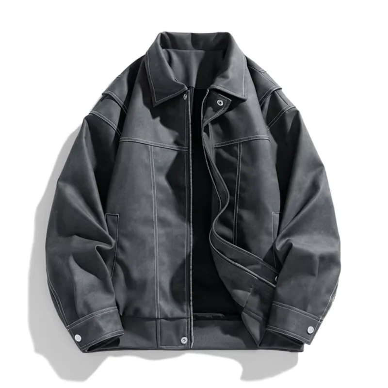 Archie Oversized Aviator Jacket | Collared Hip-Length Jacket - Image 4