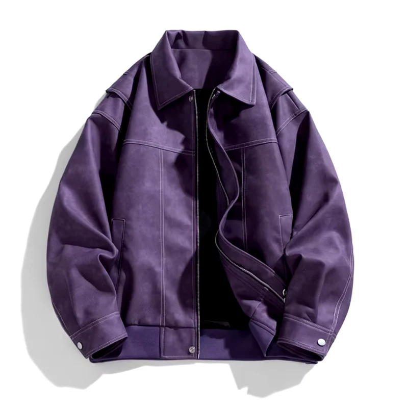 Archie Oversized Aviator Jacket | Collared Hip-Length Jacket - Image 7