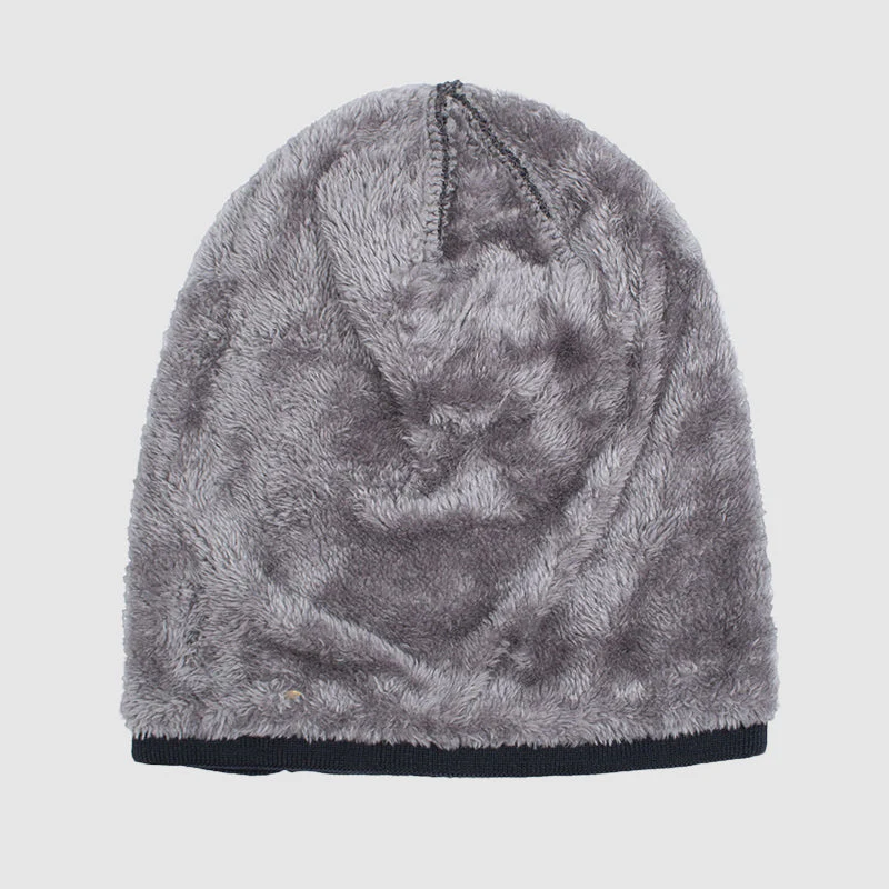 Arthur Relaxed Fit Beanie | Chevron Pattern Ribbed Brim Beanie - Image 6
