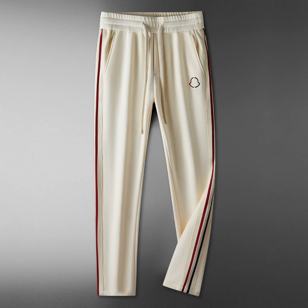 Arthur Fleece Track Jacket Two-Piece Set | Striped Mock Neck Men’s Tracksuit - Image 5