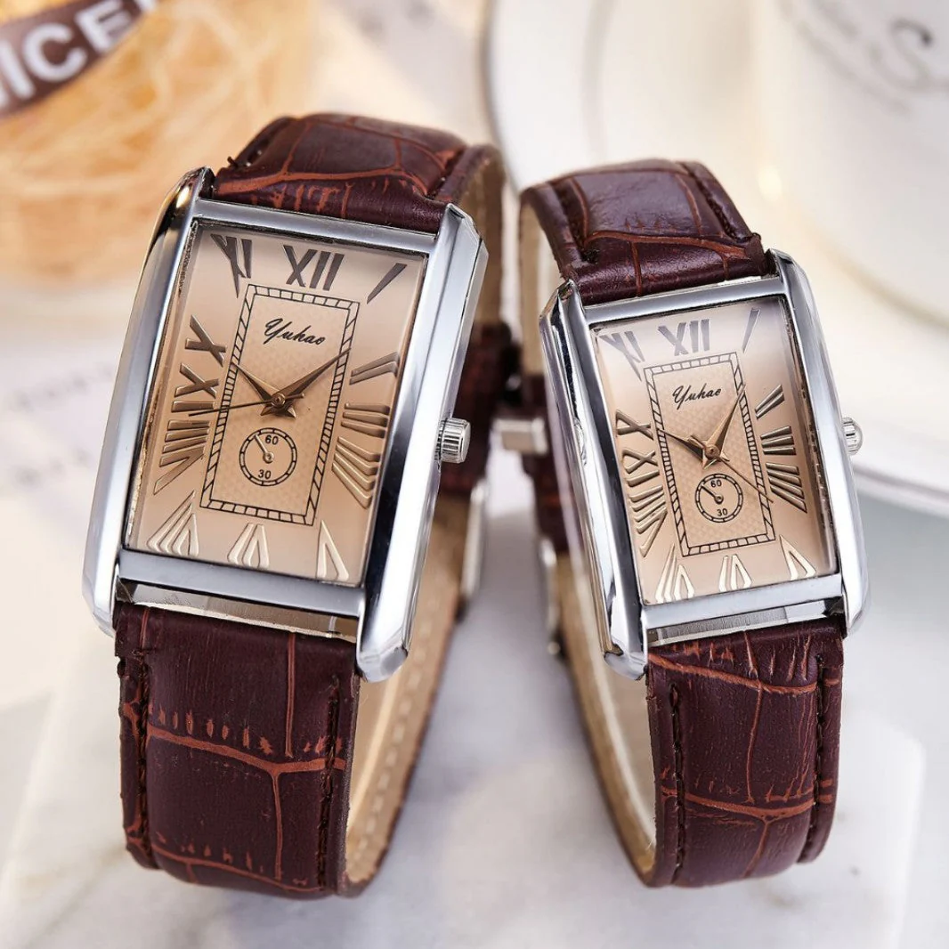Arthur Rectangular Case Watch | Roman Numerals Set