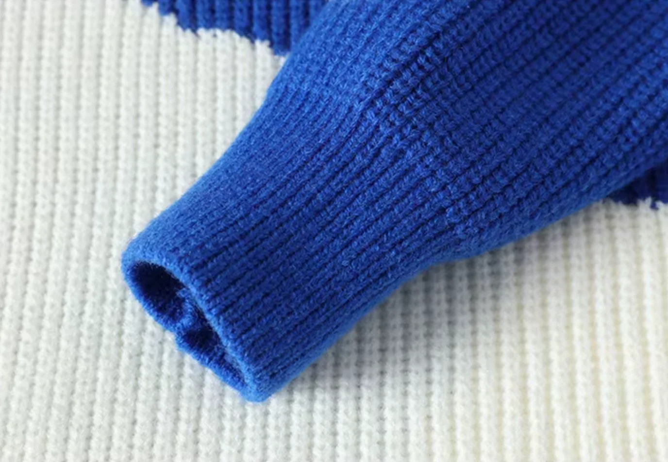 Arthur Oversized Sweater | Crewneck Ribbed Abstract Sweater - Image 6
