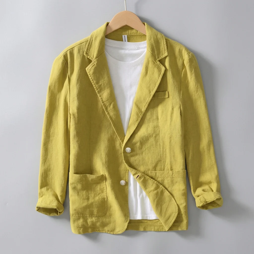 Arthur Regular Fit Blazer | Collared Hip-Length Blazer - Image 6