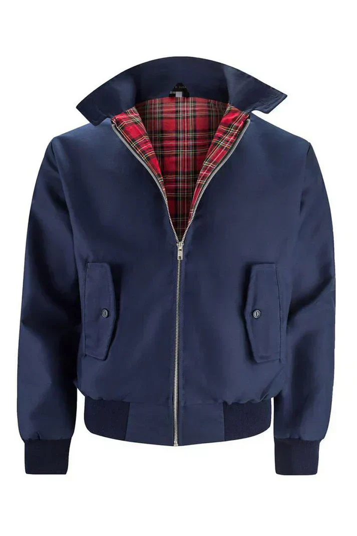 Arthur Regular Fit Harrington Jacket | Collared Long Sleeve Jacket