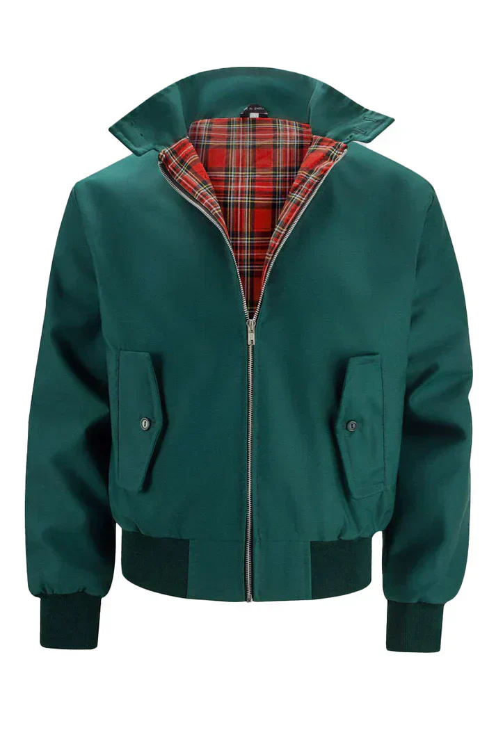Arthur Regular Fit Harrington Jacket | Collared Long Sleeve Jacket - Image 4
