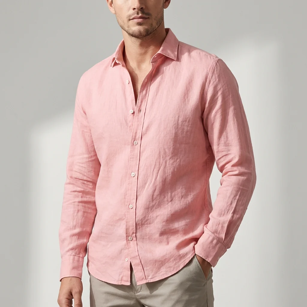 Arthur Relaxed Fit Button-Down Shirt | Collared Long Sleeve Shirt