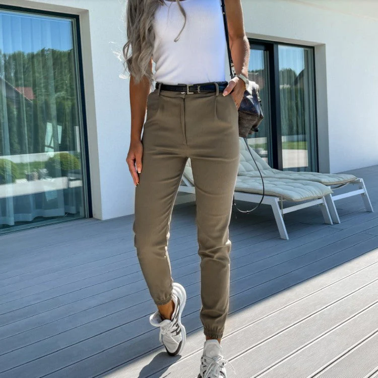 Beckie Pants | Women's Stretch Skinny Jogger Pants - Image 12