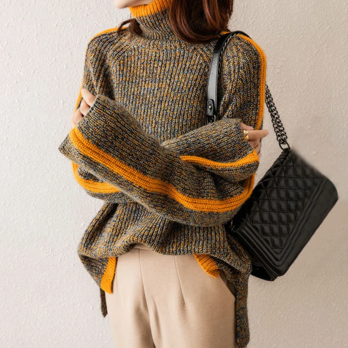 Chantal Sweater | Women's Turtleneck Sweater - Image 4