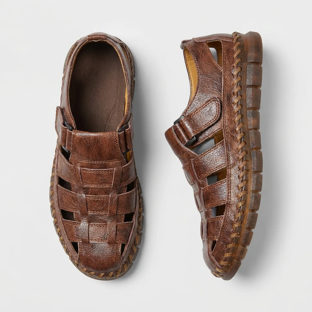 Charlie Fisherman Sandals | Strappy Design Buckle Sandals - Image 5