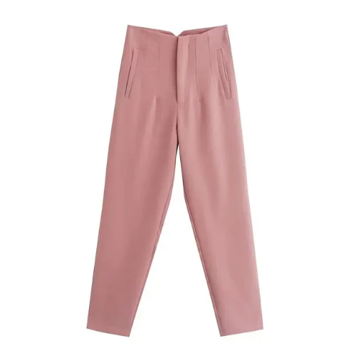 Eryma Pants | Elegant High-Waisted Tapered Trousers - Image 6