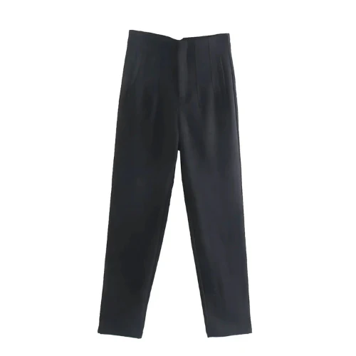 Eryma Pants | Elegant High-Waisted Tapered Trousers - Image 9