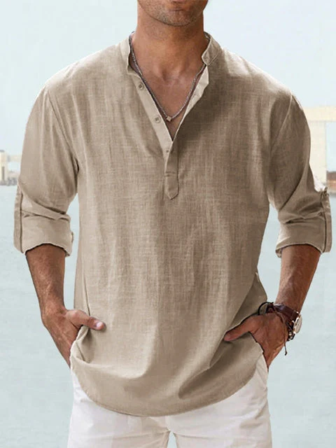 Fabio Shirt | Casual Lightweight Long Sleeve Shirt - Image 5