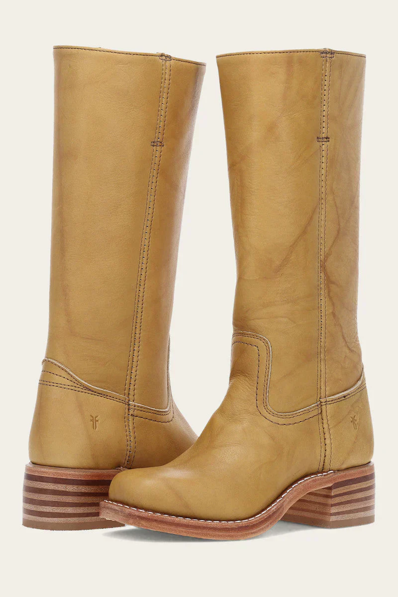 Freya Classic Western Boots | Stacked Heel Rounded Toe Boots - Image 3