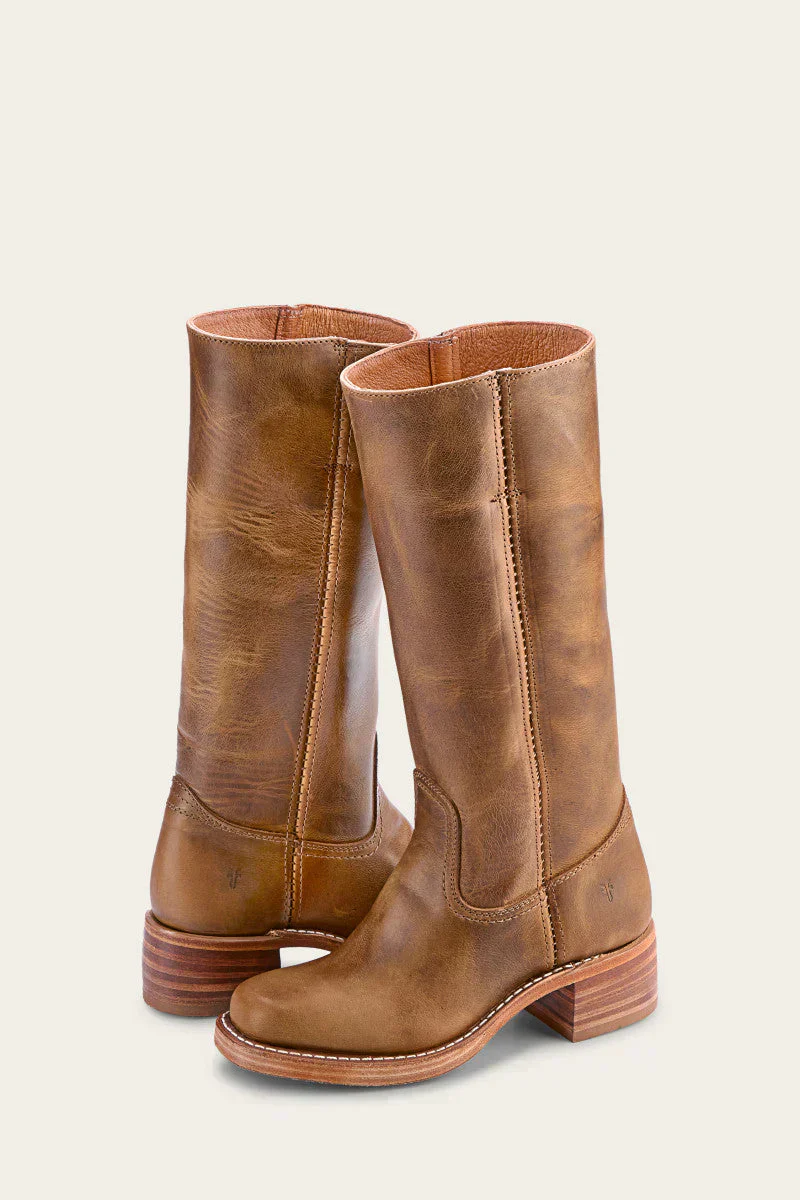 Freya Classic Western Boots | Stacked Heel Rounded Toe Boots - Image 5