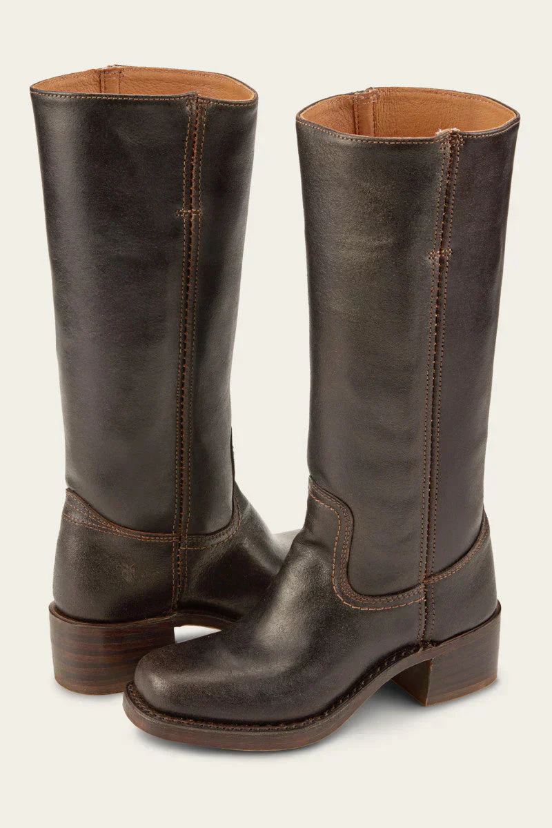 Freya Classic Western Boots | Stacked Heel Rounded Toe Boots - Image 7