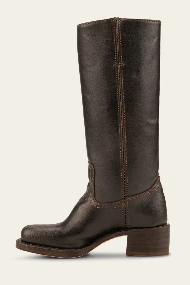 Freya Classic Western Boots | Stacked Heel Rounded Toe Boots - Image 9