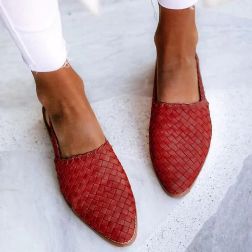 Garcelle Sandals | Vintage Weave Comfort Flat Sandals - Image 3