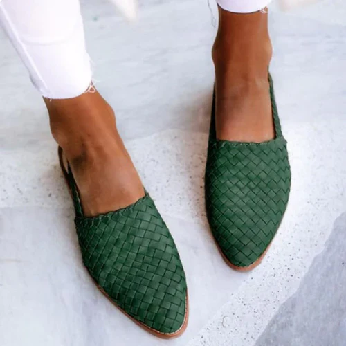 Garcelle Sandals | Vintage Weave Comfort Flat Sandals - Image 4