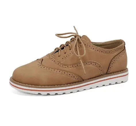 Goldie Shoes | Lace-Up Wingtip Oxford Sneakers - Image 3