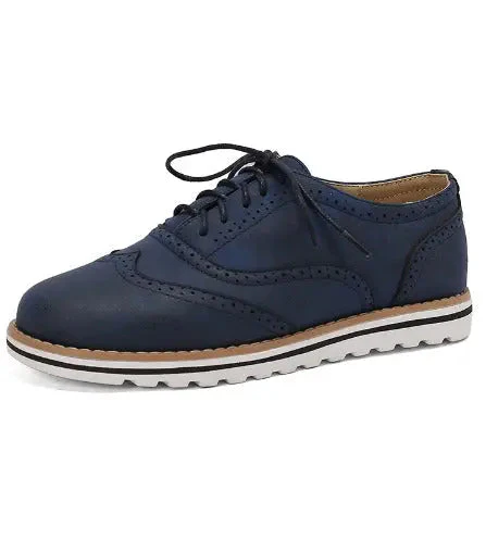 Goldie Shoes | Lace-Up Wingtip Oxford Sneakers - Image 5