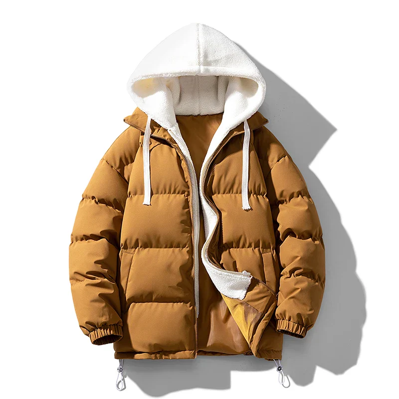 Harry Quilted Hooded Puffer Jacket | Drawstring Hood Relaxed Fit Jacket - Image 3