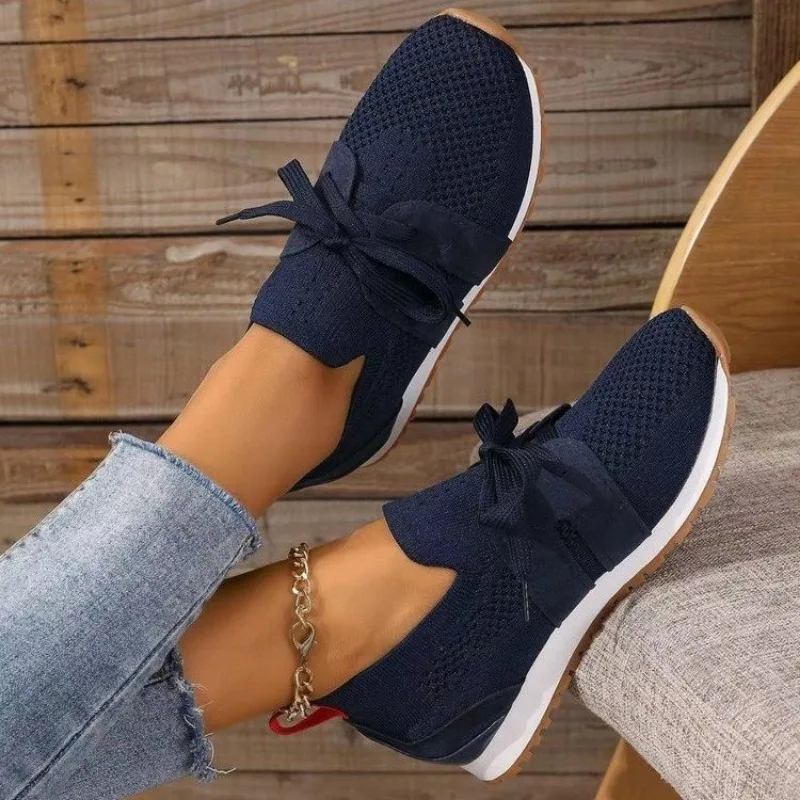 Hazel Shoes | Mesh Lace-Up Comfy Sneakers - Image 8