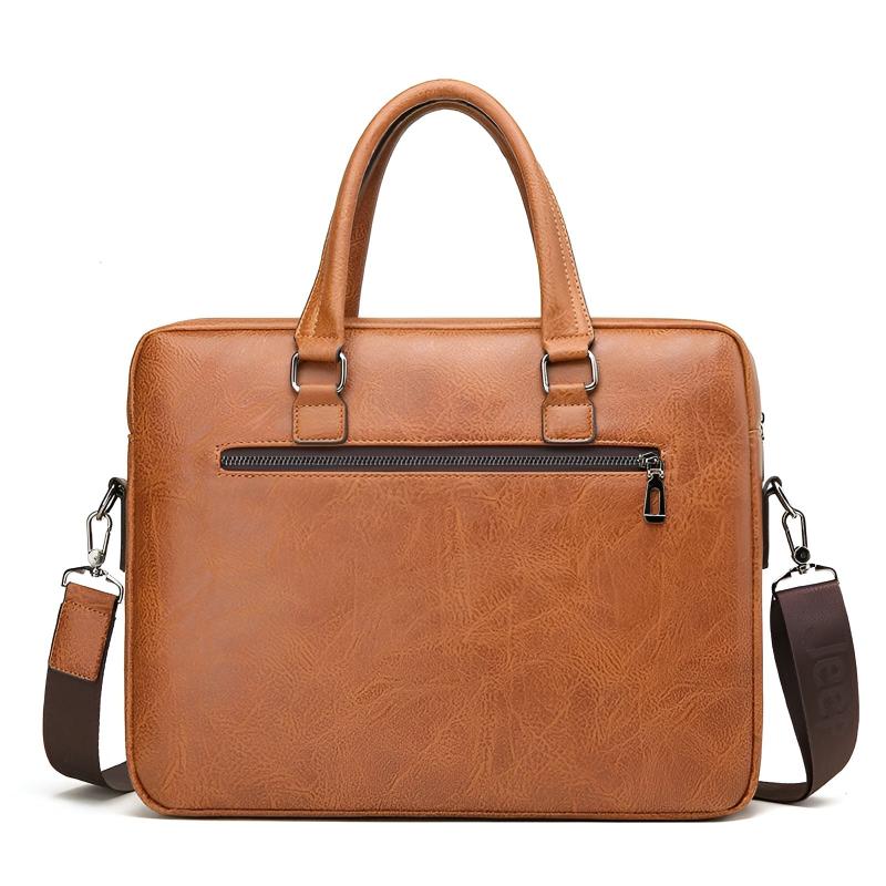 Henry Structured Messenger Bag | Detachable Strap Buckle Closure Messenger Bag - Image 4