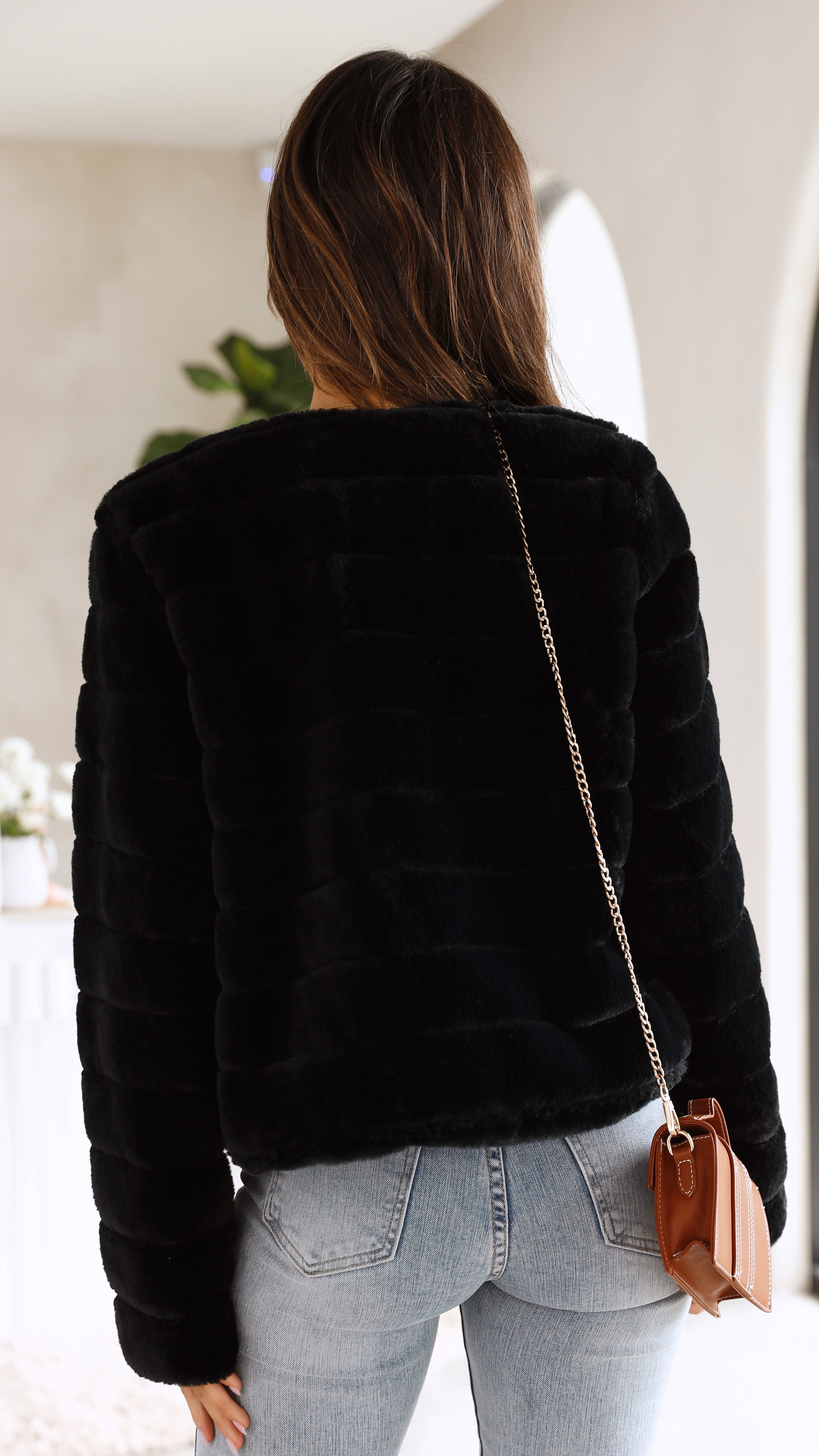 Isabella Cropped Evening Jacket | Relaxed Fit Paneled Jacket - Image 8