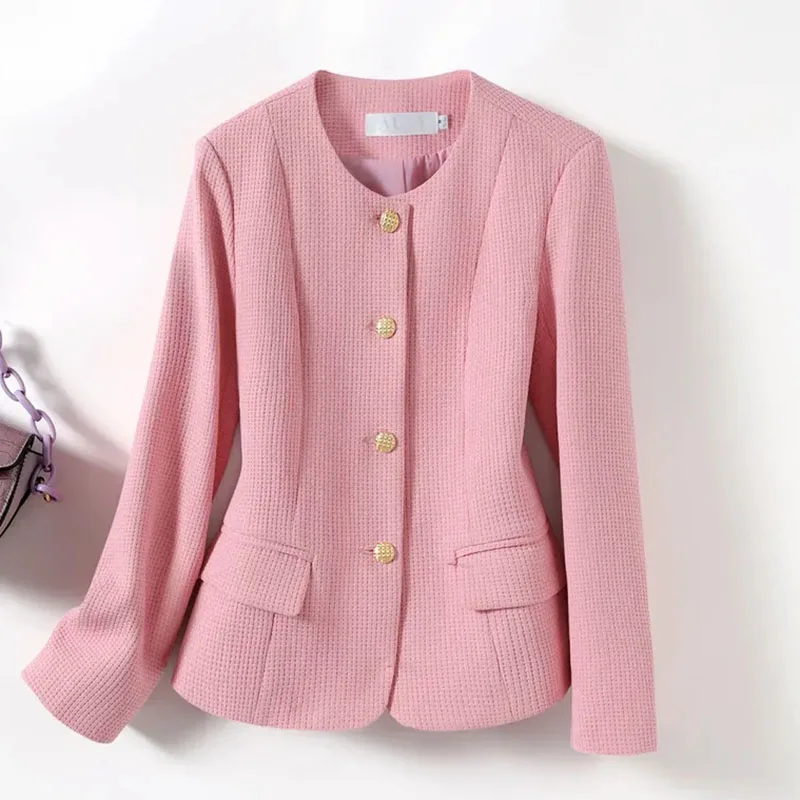 Isabella Tailored Jacket | Button Front Flap Pockets Jacket - Image 4