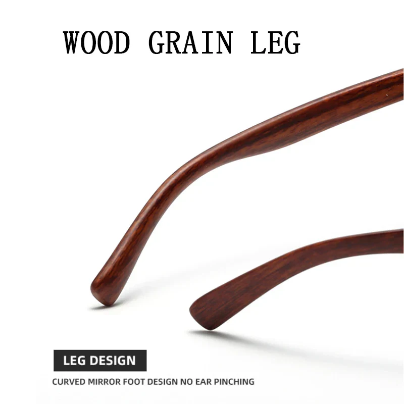 Isla Geometric Frame Sunglasses | Wood Temples Sunglasses - Image 11