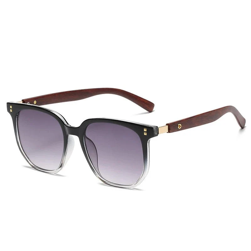 Isla Geometric Frame Sunglasses | Wood Temples Sunglasses - Image 7