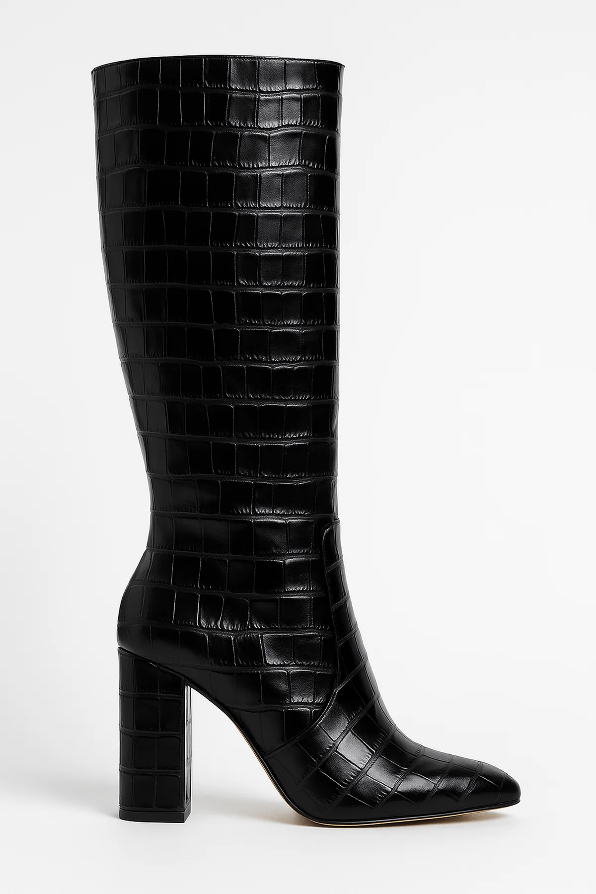 Isla Fitted Knee-High Boots | High Heel Pointed Toe Boots - Image 3
