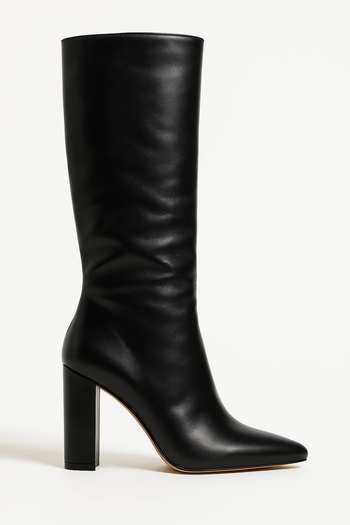 Isla Fitted Knee-High Boots | High Heel Pointed Toe Boots - Image 5