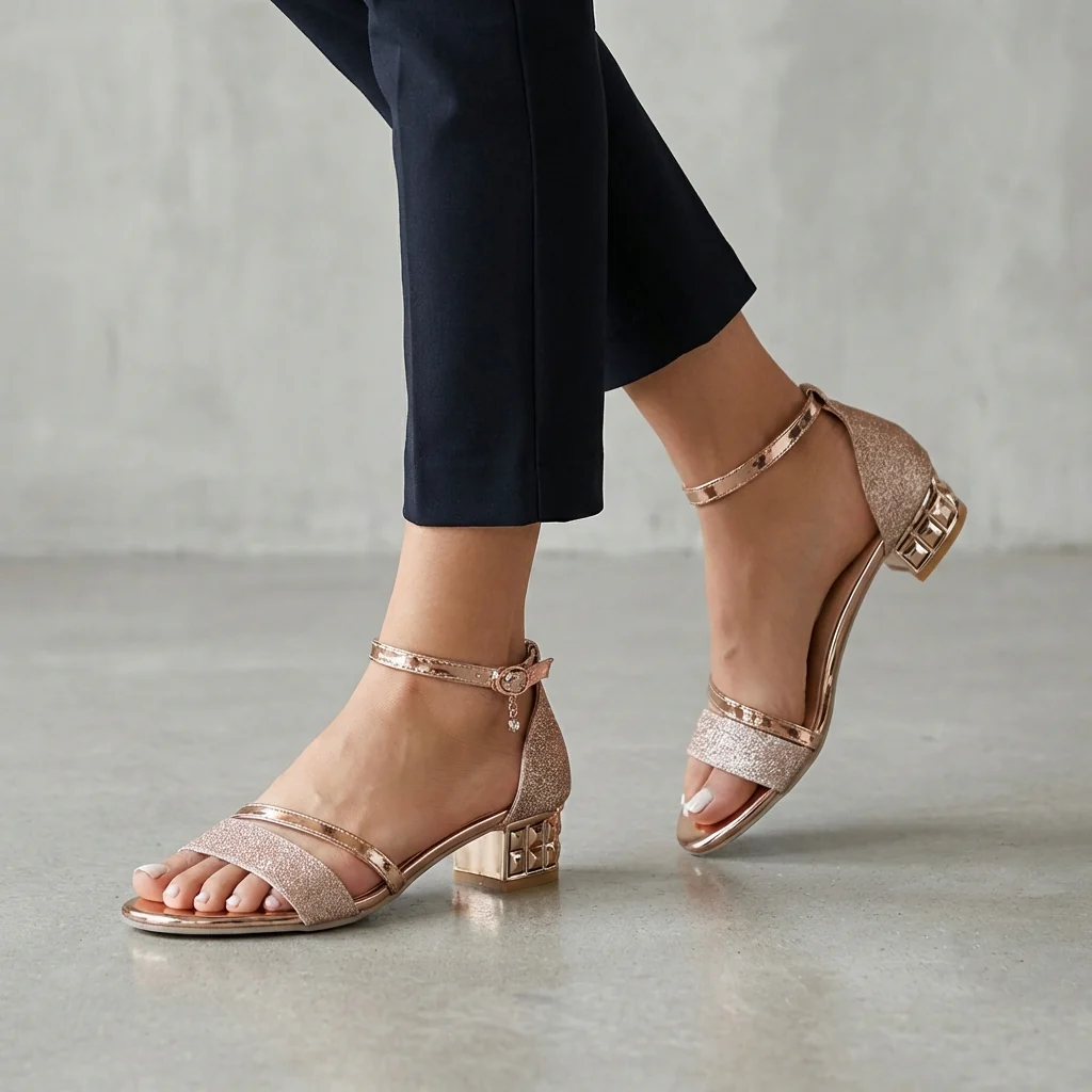 Isla Orthopedic Heeled Sandals | Ankle Strap Open Toe Sandals - Image 5