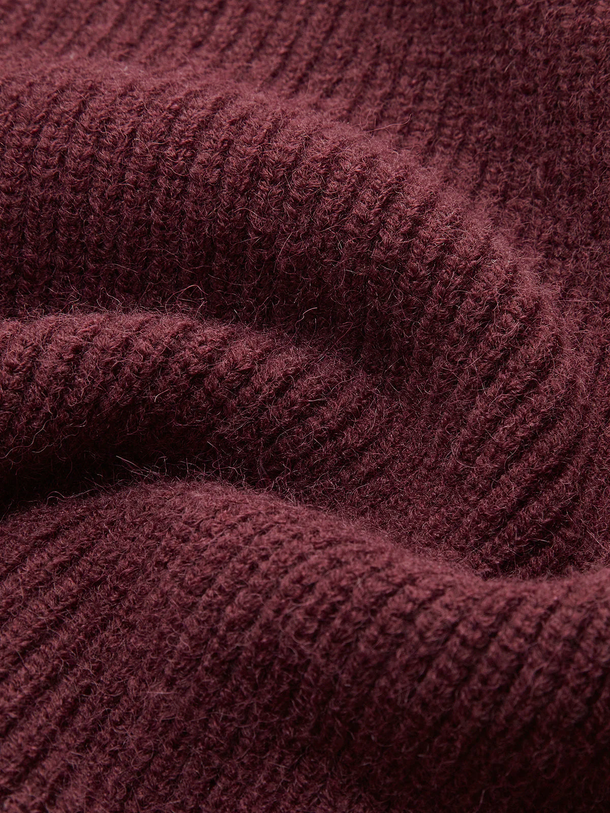 Isla Oversized Mock Neck Sweater | Ribbed Knit Contrast Stitching Sweater - Image 17