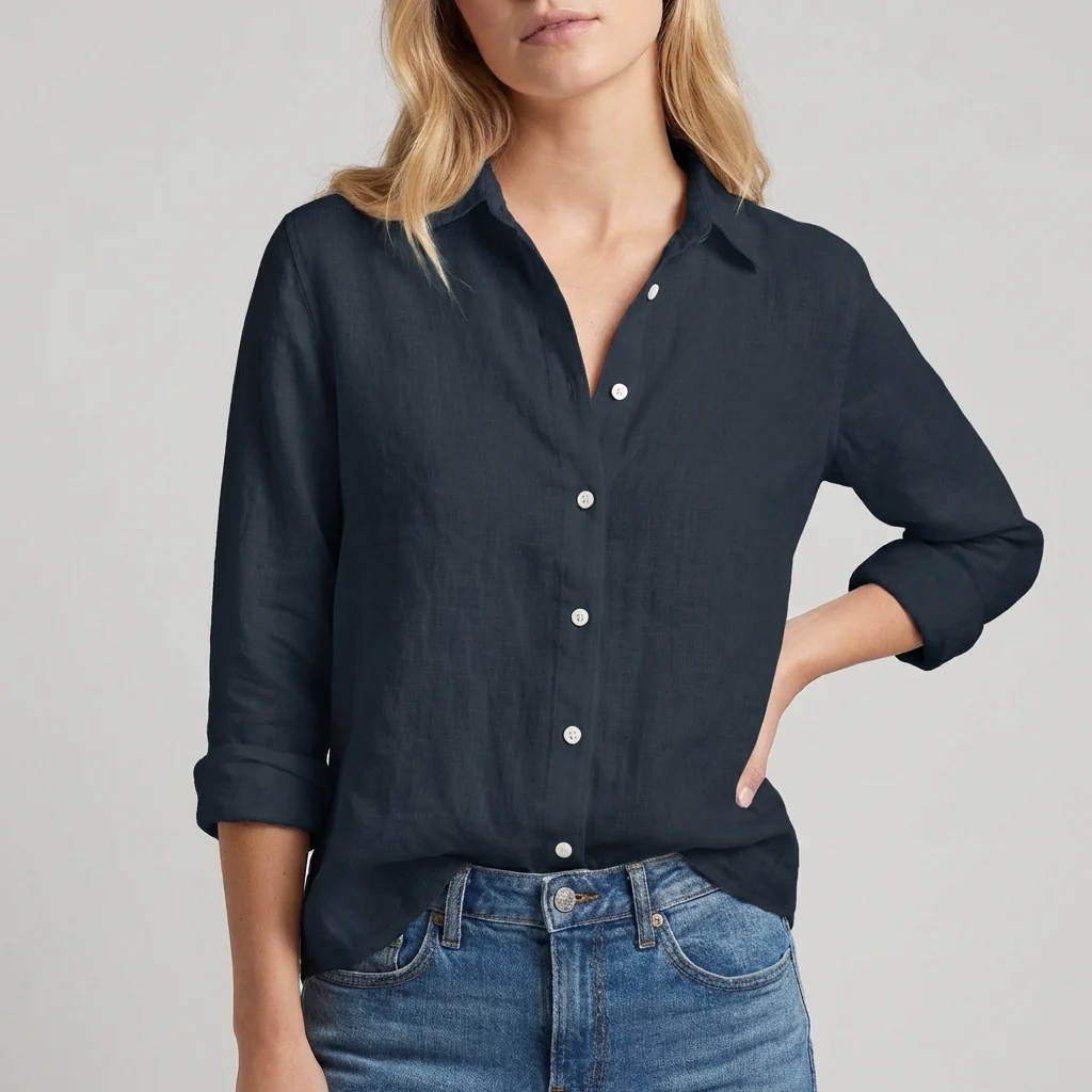 Isla Relaxed Fit Blouse | Floral Long Sleeve Blouse - Image 4