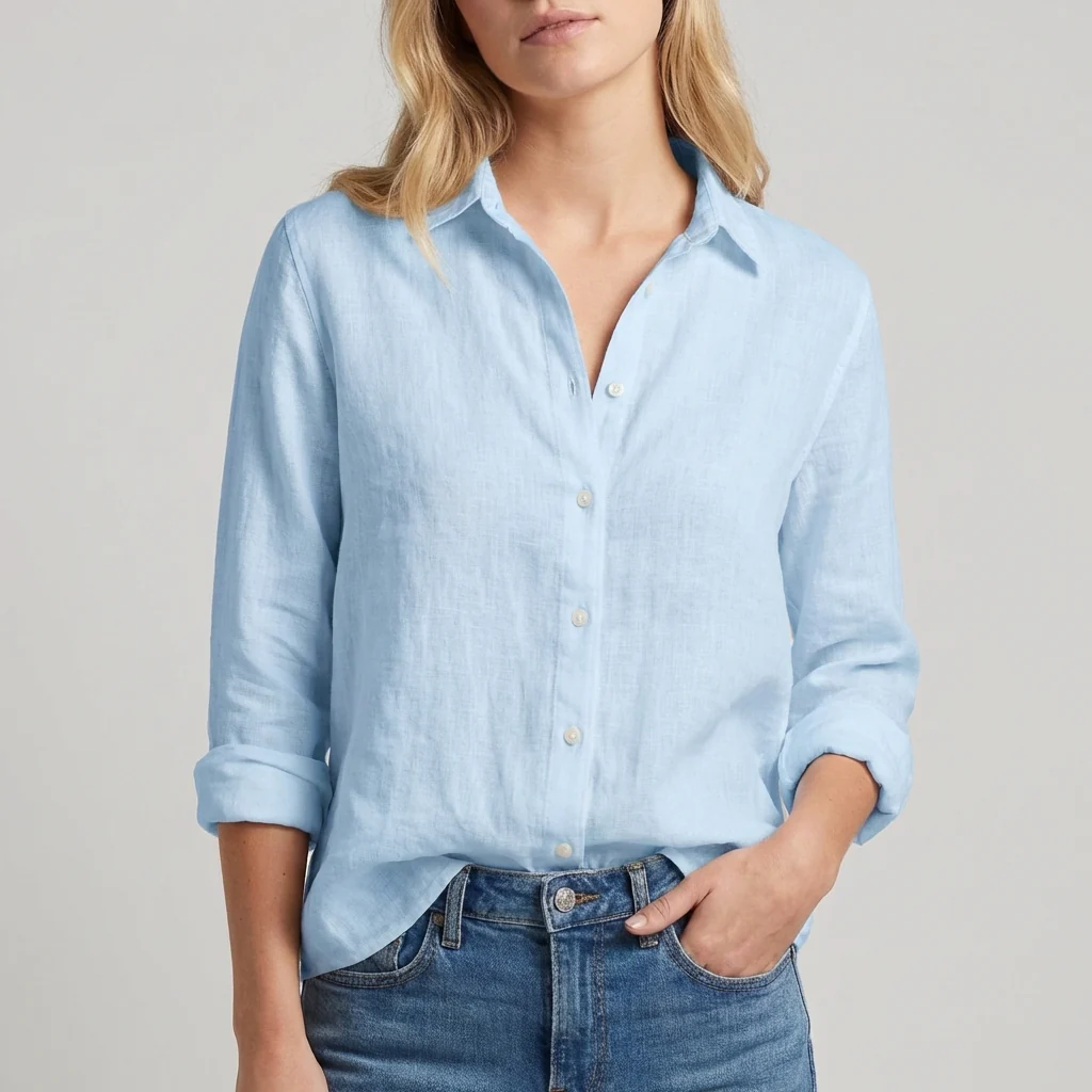 Isla Relaxed Fit Blouse | Floral Long Sleeve Blouse - Image 6