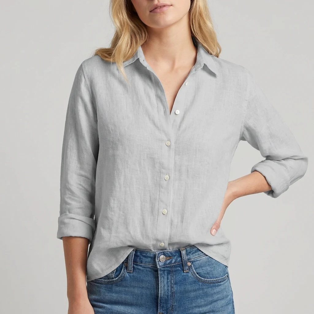 Isla Relaxed Fit Blouse | Floral Long Sleeve Blouse - Image 9