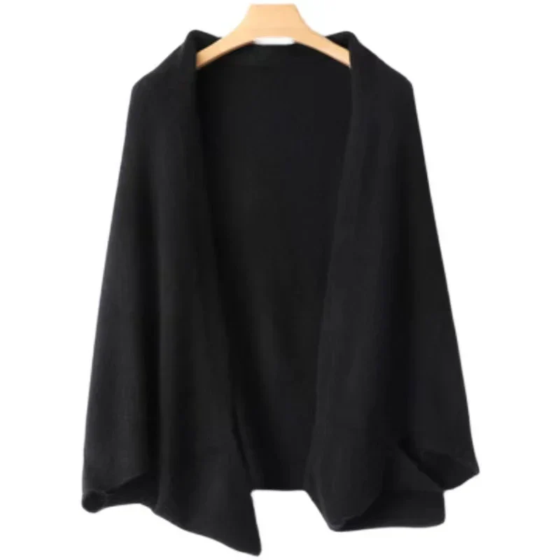 Isla Relaxed Fit Shawl | Solid Draped Shawl - Image 2