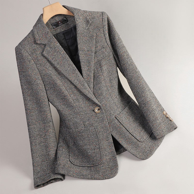 Isla Tailored Blazer | Collared Single Breasted Blazer - Image 3