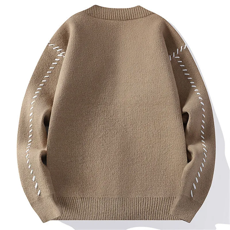 Jack Relaxed Fit Cardigan | V-Neck Long Sleeve Cardigan - Image 3