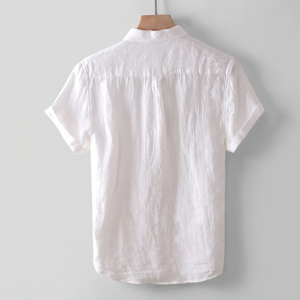 Leandro Relaxed Fit Short Sleeve Shirt | Collared Button Front Shirt - Image 5