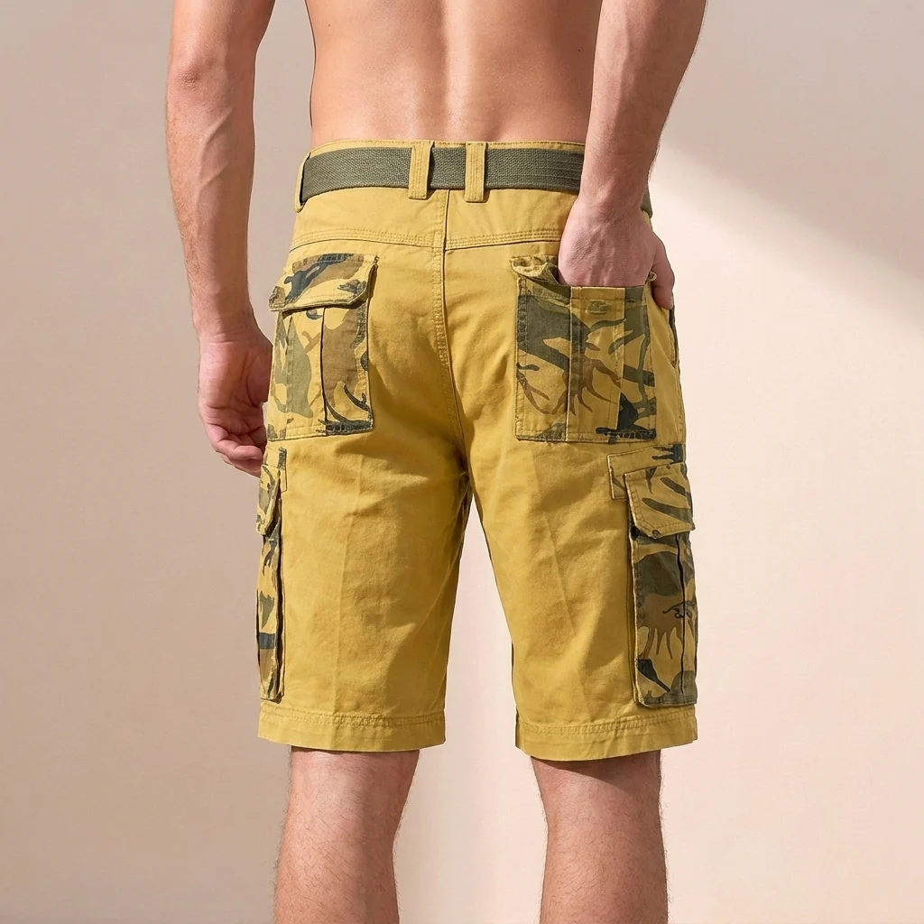 Oliver Relaxed Fit Cargo Shorts | Belted Cargo Pockets Cargo Shorts - Image 6